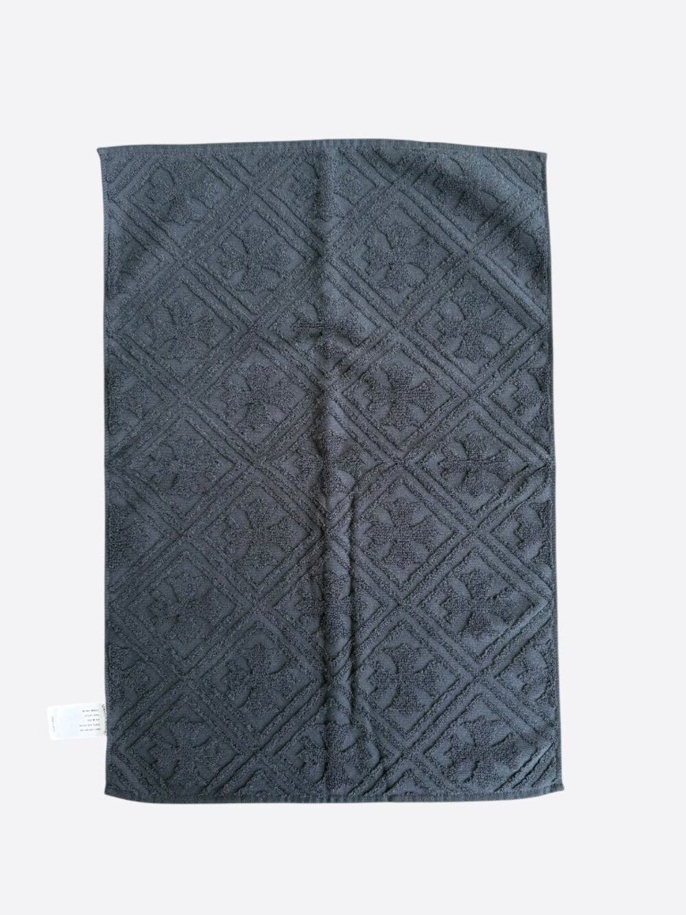 Chrome Hearts Black Cross Jacquard Towel